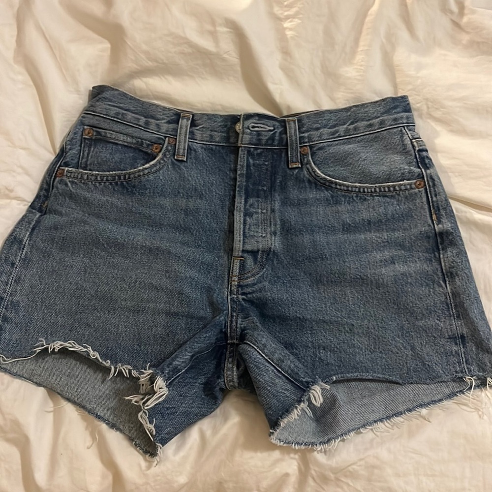 Agolde Parker Long Vintage Shorts